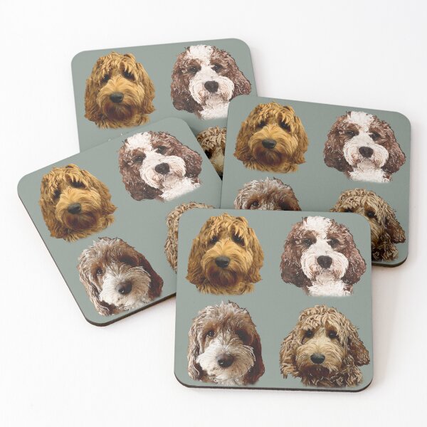 Item preview, Red Cockapoo & Doodle Dog Collection  designed and sold by Happy Dog Doodles.