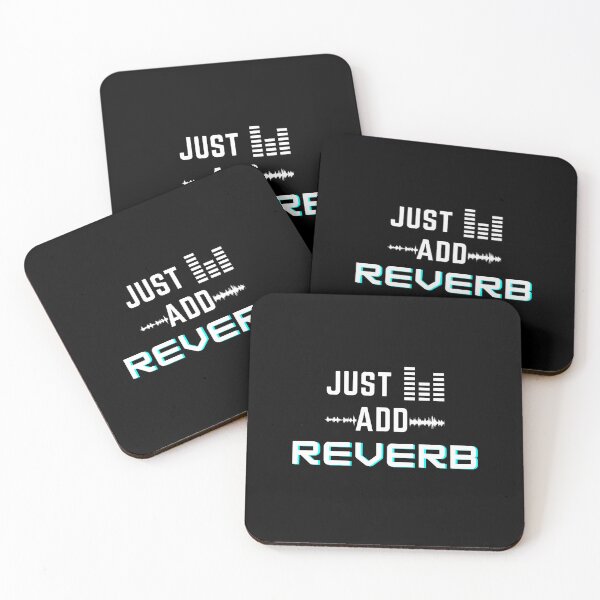 Item preview, Just Add Reverb (music production graphic) designed and sold by Caleb Hyder.