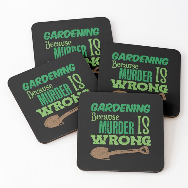 Item preview, Funny Gardening Because Murder Is Wrong Retirement Plan designed and sold by MadrigueraSM-.