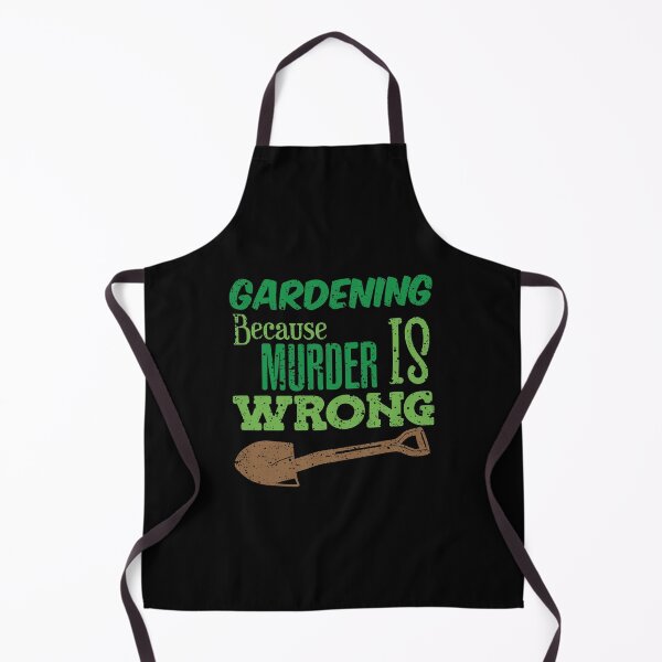 Item preview, Funny Gardening Because Murder Is Wrong Retirement Plan designed and sold by MadrigueraSM-.