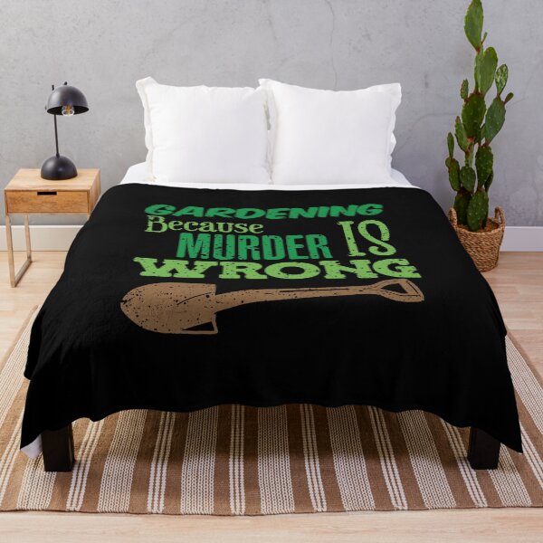 Item preview, Funny Gardening Because Murder Is Wrong Retirement Plan designed and sold by MadrigueraSM-.