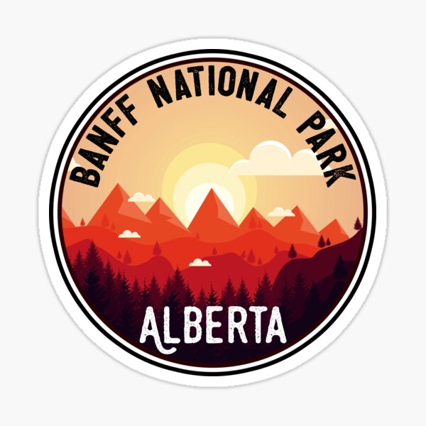 Item preview, BANFF NATIONAL PARK ALBERTA CANADA Skiing Ski Mountain Mountains Snowboard Boating Hiking 8 designed and sold by DESTINATIONS DECAL.