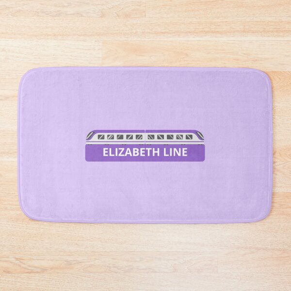Item preview, Elizabeth Line Purple Train on Purple designed and sold by LoloTrends.