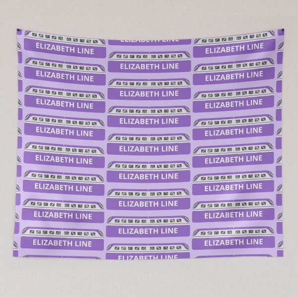 Item preview, Elizabeth Line Purple Train on Purple designed and sold by LoloTrends.