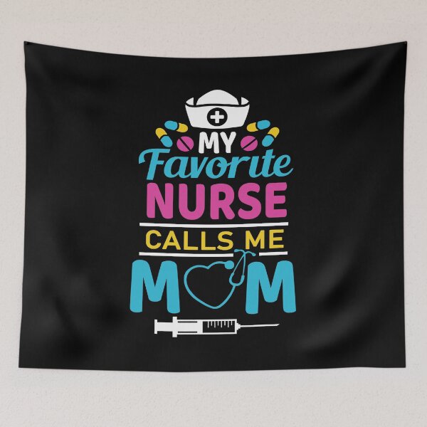 Item preview, My Favorite Nurse Calls Me Mom Proud Mama Mothers Day designed and sold by haselshirt.