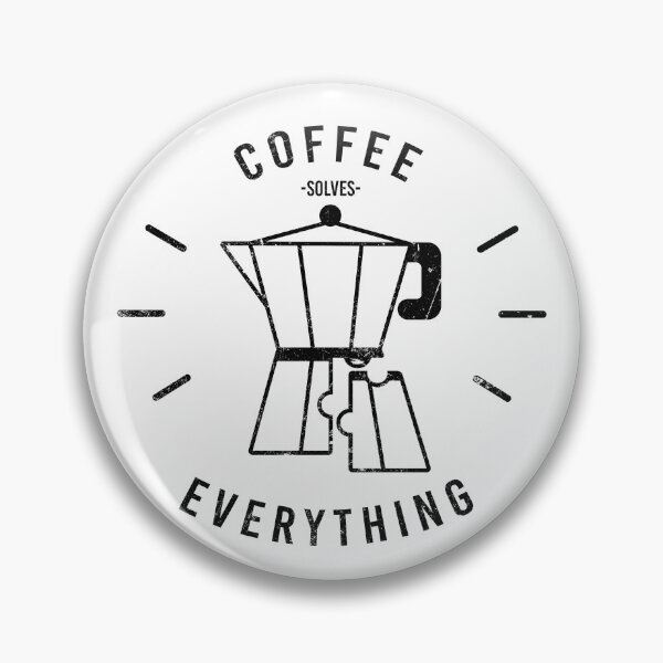 Item preview, Coffee solves everything - black designed and sold by adamerdos.