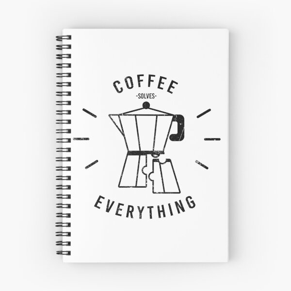 Item preview, Coffee solves everything - black designed and sold by adamerdos.