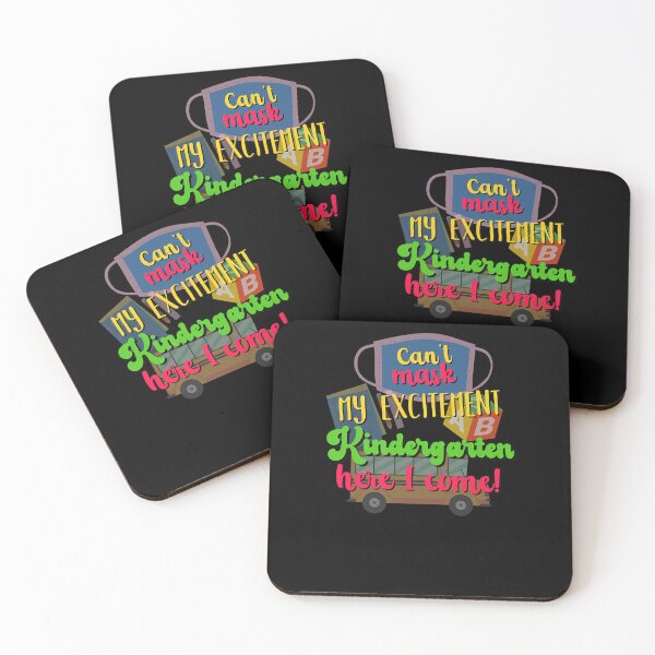Item preview, I CAN MASK MY EXCITEMENT KINDERGARTEN HERE I COME designed and sold by sobriowslen.