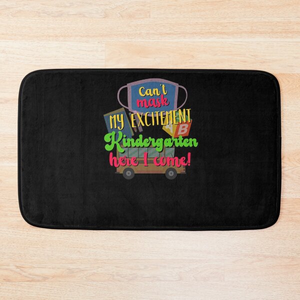 Item preview, I CAN MASK MY EXCITEMENT KINDERGARTEN HERE I COME designed and sold by sobriowslen.