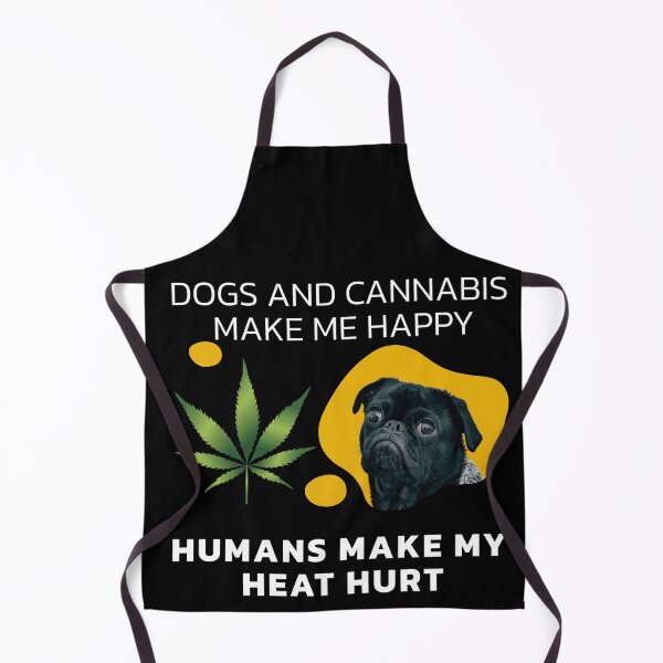 Item preview, Dogs And Cannabis Make Me Happy designed and sold by BestDesignbySof.