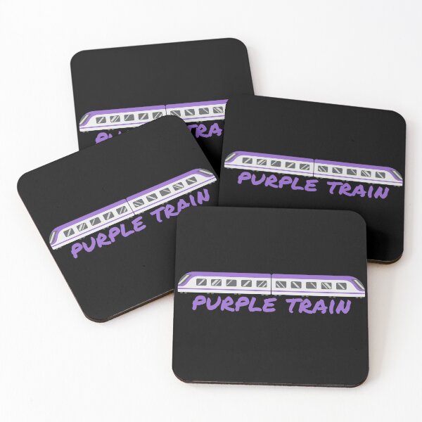 Item preview, Elizabeth Line Purple Train on Black designed and sold by LoloTrends.