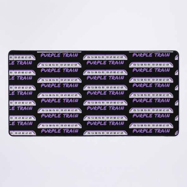 Item preview, Elizabeth Line Purple Train on Black designed and sold by LoloTrends.
