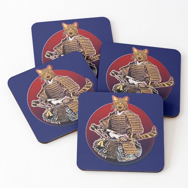 Item preview, Screaming cat samurai designed and sold by Zanimations.