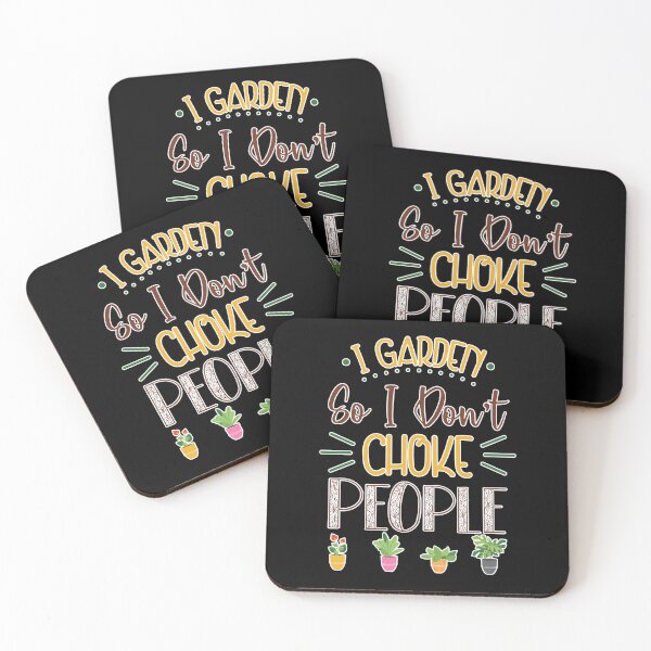 Item preview, Funny I Garden So I Dont Choke People Retirement Gardener designed and sold by MadrigueraSM-.