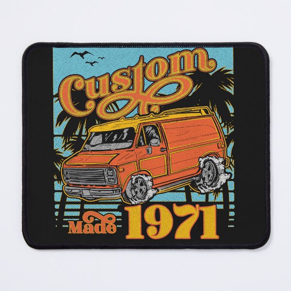 Item preview, Retro Van Custom Made 1971 Dad's Birthday Vintage designed and sold by bigraydesigns.