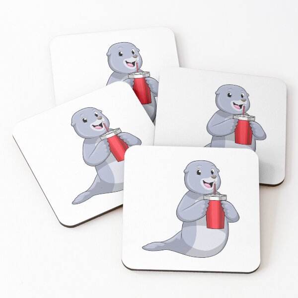 Item preview, Seal with Drinking cup designed and sold by Snabdesign84.