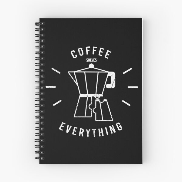 Item preview, Coffee solves everything - white designed and sold by adamerdos.