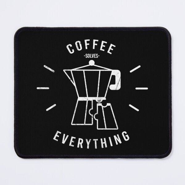 Item preview, Coffee solves everything - white designed and sold by adamerdos.