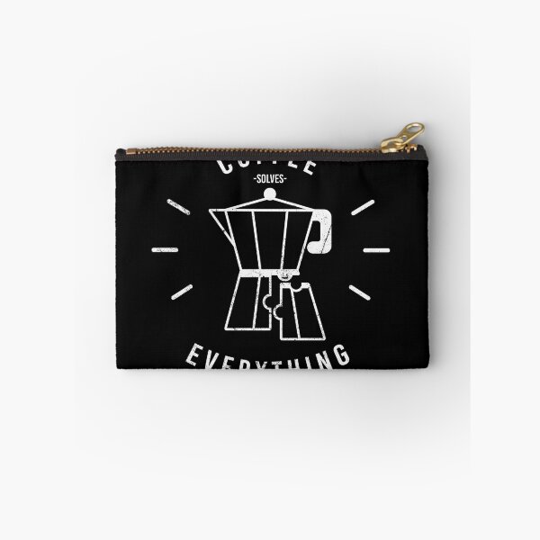 Item preview, Coffee solves everything - white designed and sold by adamerdos.