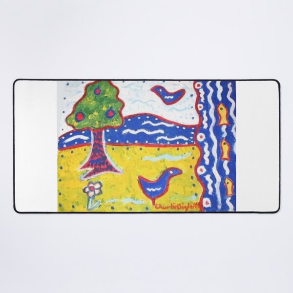 Item preview, River, birds, and a tree designed and sold by CharlieDingler.