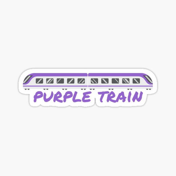 Item preview, Elizabeth Line Purple Train on Purple designed and sold by LoloTrends.