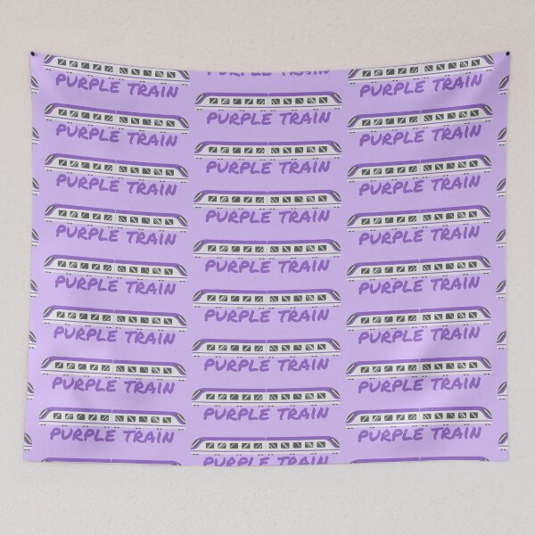 Item preview, Elizabeth Line Purple Train on Purple designed and sold by LoloTrends.