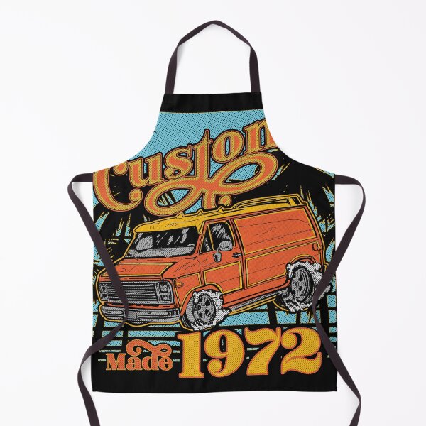 Item preview, Retro Van Custom Made 1972 Dad's Birthday Vintage designed and sold by bigraydesigns.