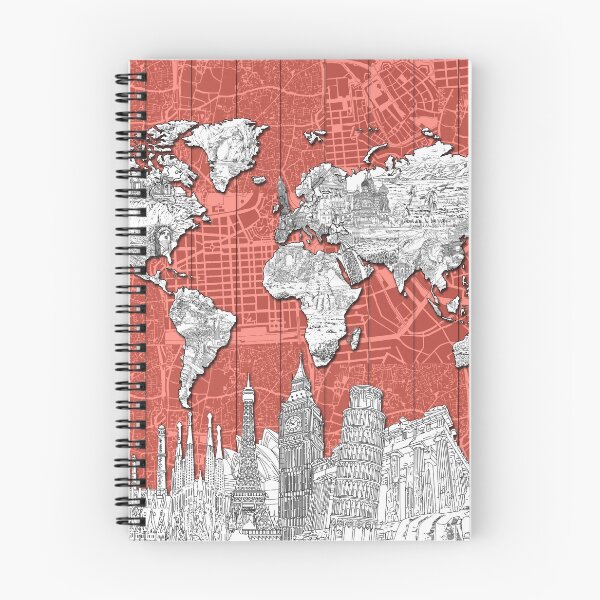 Item preview, world map designed and sold by BekimART.
