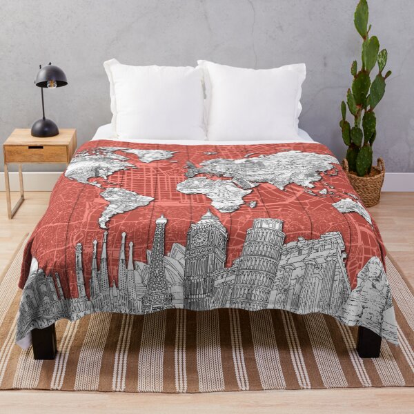 Item preview, world map designed and sold by BekimART.