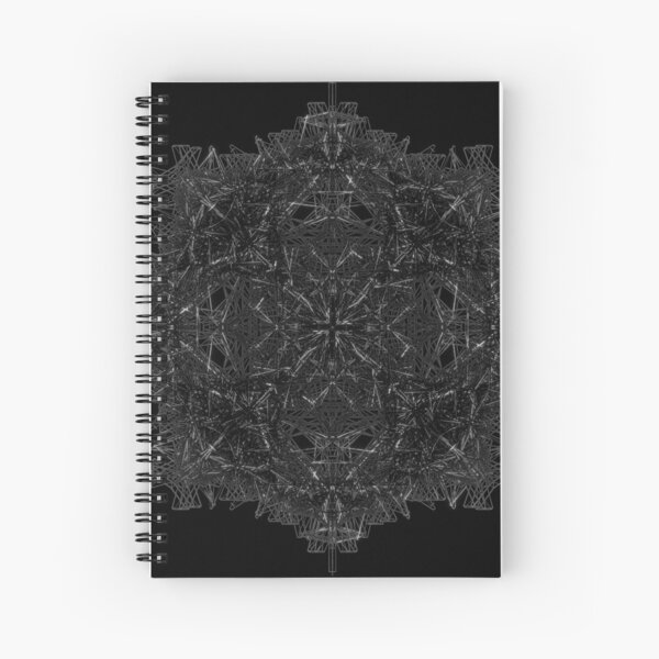 Item preview, Fractal wireframe black and white designed and sold by IZ-MdVerz.