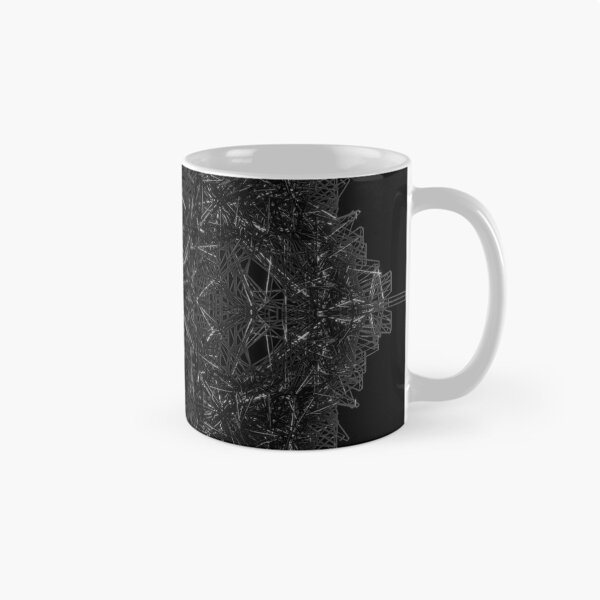 Item preview, Fractal wireframe black and white designed and sold by IZ-MdVerz.