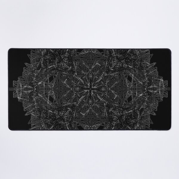 Item preview, Fractal wireframe black and white designed and sold by IZ-MdVerz.