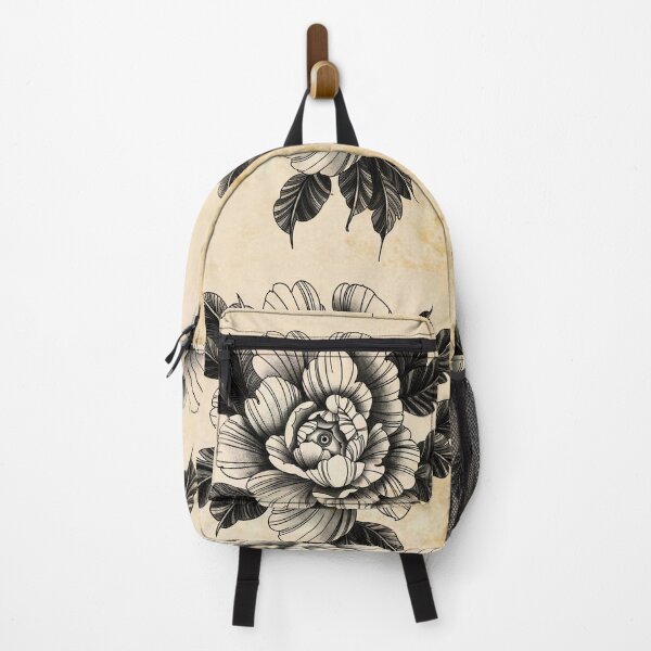 Item preview, Blackwork Peony  designed and sold by UmbraFox.