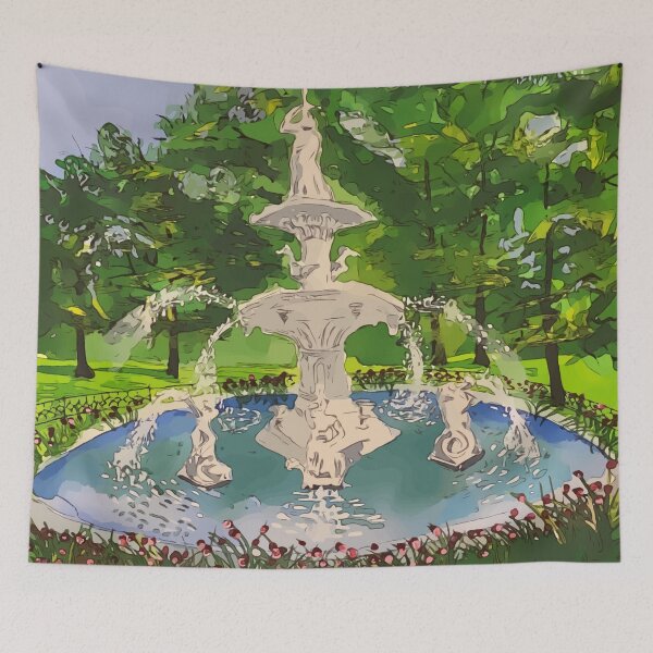 Item preview, Forsyth Park in Savannah Georgia  - WelshDesigns designed and sold by welshdesigns.