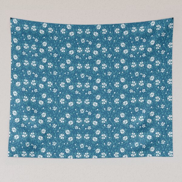 Item preview, Floral ditsy daisy seamless pattern in millefleurs and liberty style. designed and sold by Olga Matskevich.