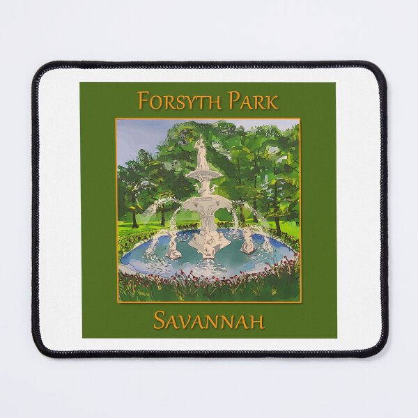 Item preview, Forsyth Park in Savannah Georgia - WelshDesigns designed and sold by welshdesigns.