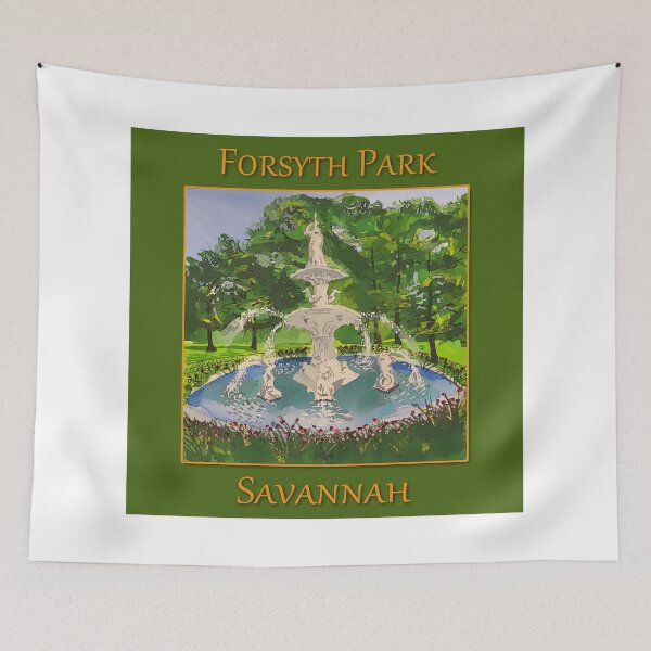 Item preview, Forsyth Park in Savannah Georgia  - WelshDesigns designed and sold by welshdesigns.