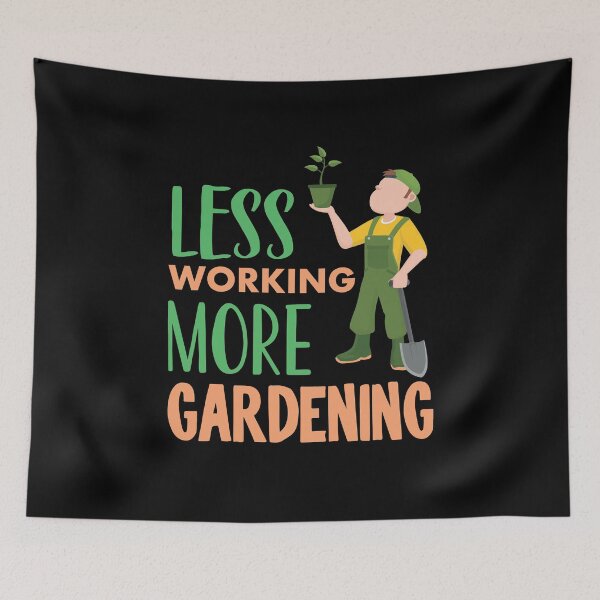 Item preview, Funny Less Working More Gardening Retirement Plan Gardening designed and sold by MadrigueraSM-.