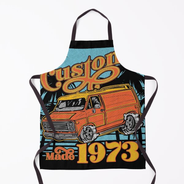 Item preview, Retro Van Custom Made 1973 Dad's Birthday Vintage designed and sold by bigraydesigns.