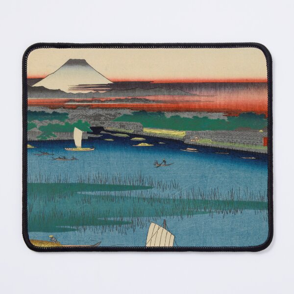 Item preview, Sailing on the Sumida River Vintage Ukiyo-e Japanese Art designed and sold by VintageArchive.