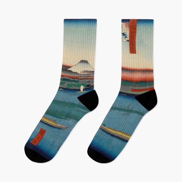 Item preview, Sailing on the Sumida River Vintage Ukiyo-e Japanese Art designed and sold by VintageArchive.