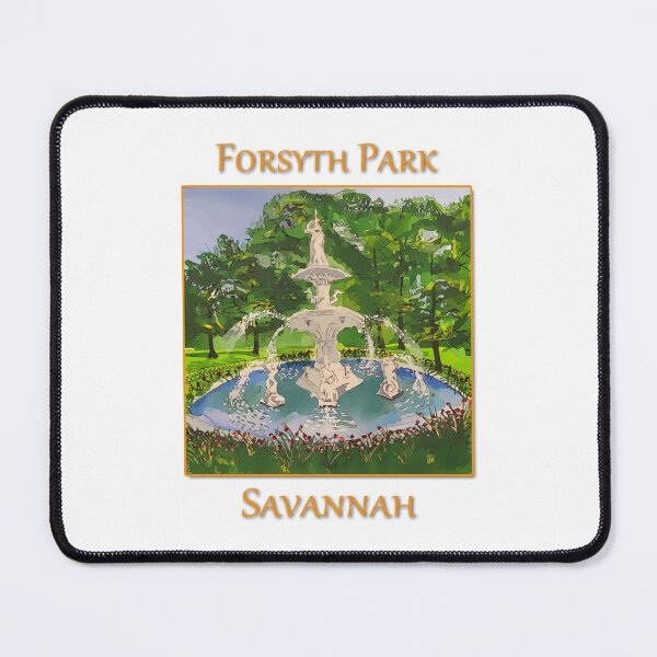 Item preview, Forsyth Park in Savannah Georgia  - WelshDesigns designed and sold by welshdesigns.