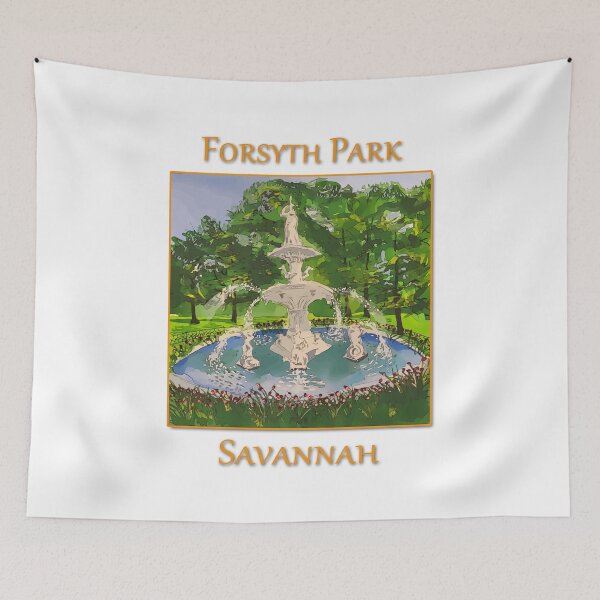 Item preview, Forsyth Park in Savannah Georgia  - WelshDesigns designed and sold by welshdesigns.