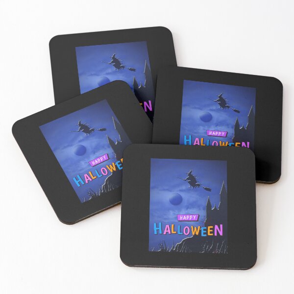 Item preview, Happy Halloween Witch Riding In The Night designed and sold by teewearstyle.