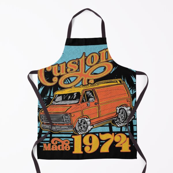 Item preview, Retro Van Custom Made 1974 Dad's Birthday Vintage designed and sold by bigraydesigns.