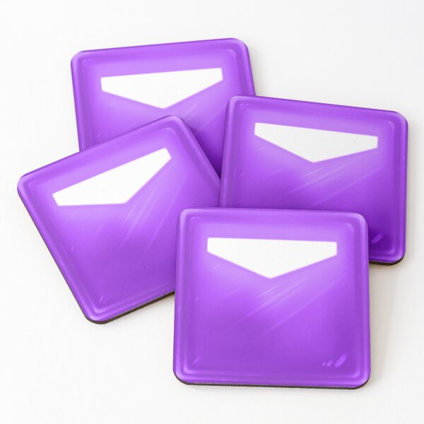 Item preview, Beat Saber Electric Purple Cube Block Pillow designed and sold by JessySketches.