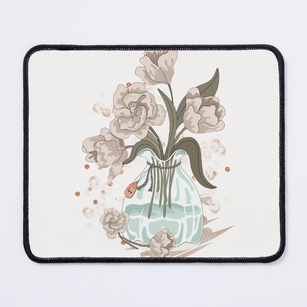 Item preview, Painted Flowers in Vase designed and sold by HappyLifeCreate.