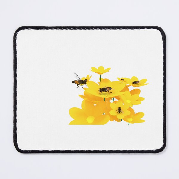 Item preview, Hoverflies in flower field  designed and sold by mthyselius.