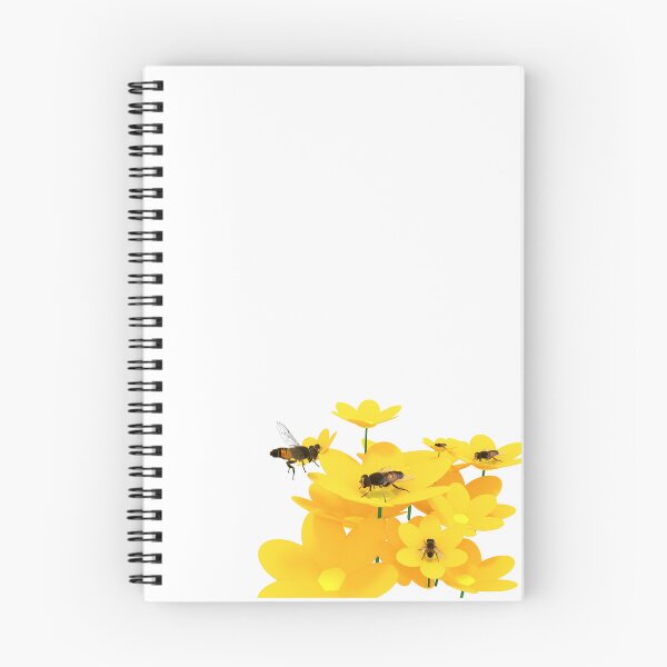 Item preview, Hoverflies in flower field  designed and sold by mthyselius.