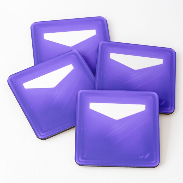 Item preview, Beat Saber Iris Purple Cube Block Pillow designed and sold by JessySketches.